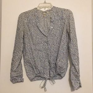 Lucky Brand White Floral Top